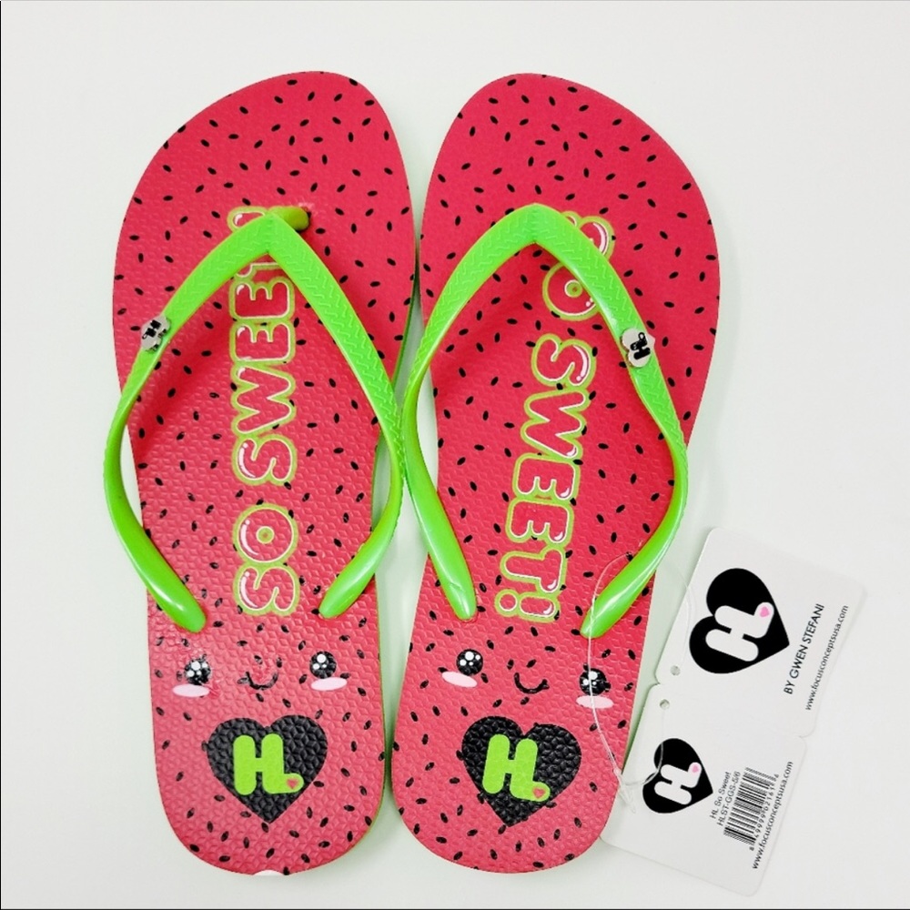 Harajuku Lovers by Gwen Stefani Flip Flops